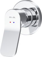 Встраиваемый смеситель для душа и ванны AM.PM X-Joy F85A65000 С ВНУТРЕННЕЙ ЧАСТЬЮ