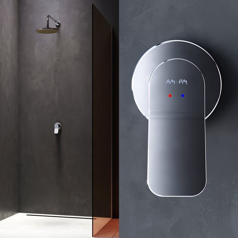 Встраиваемый смеситель для душа и ванны AM.PM X-Joy F85A65000 С ВНУТРЕННЕЙ ЧАСТЬЮ