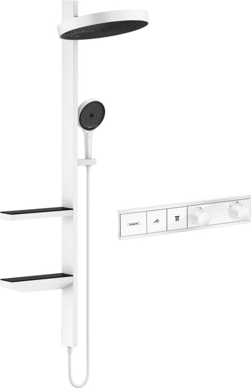 Душевой комплект Hansgrohe RainSelect 15380700 + 15310180 + 26842700 + 26840180