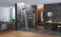 Душевой комплект Hansgrohe RainSelect 15380700 + 15310180 + 26842700 + 26840180