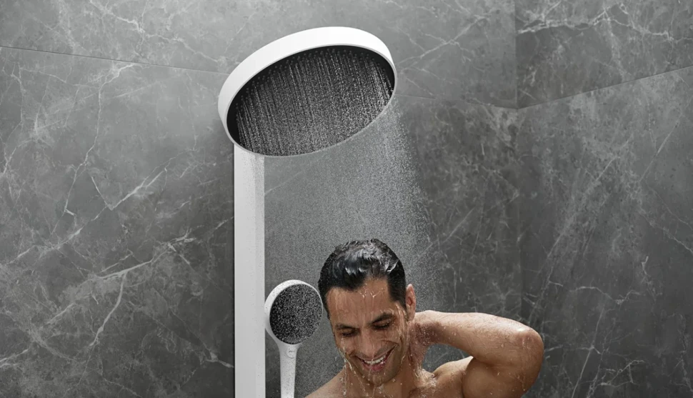Душевой комплект Hansgrohe RainSelect 15380700 + 15310180 + 26842700 + 26840180