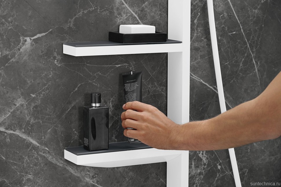 Душевой комплект Hansgrohe RainSelect 15380700 + 15310180 + 26842700 + 26840180