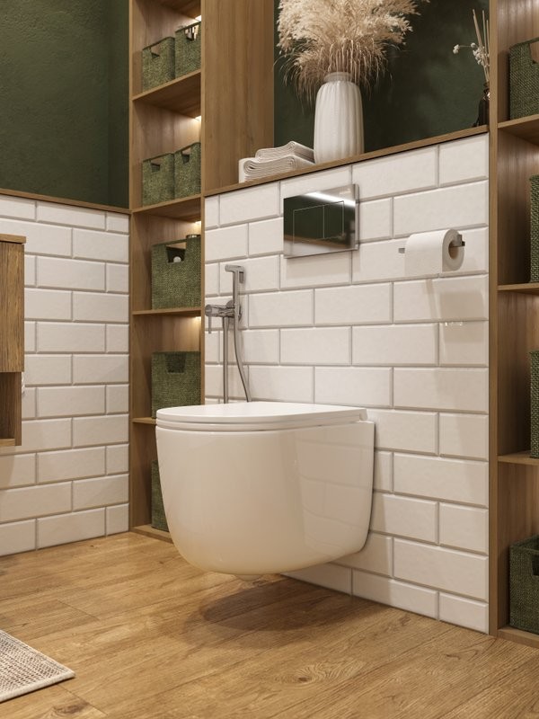 Унитаз подвесной AQUAme AQM2013PRO безободковый подвесной с сиденьем микролифт, технология смыва Tornado