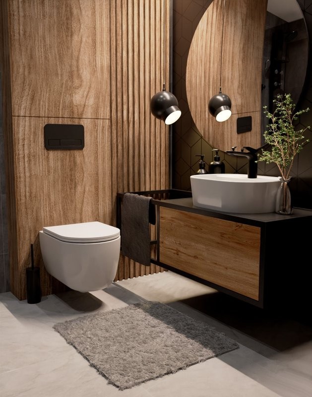 Унитаз подвесной AQUAme AQM2013PRO безободковый подвесной с сиденьем микролифт, технология смыва Tornado