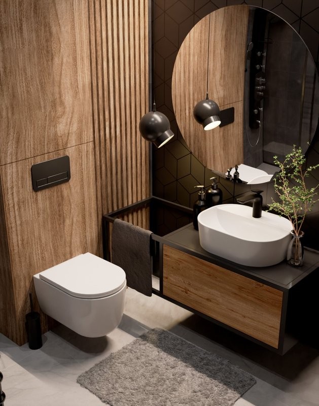 Унитаз подвесной AQUAme AQM2013PRO безободковый подвесной с сиденьем микролифт, технология смыва Tornado