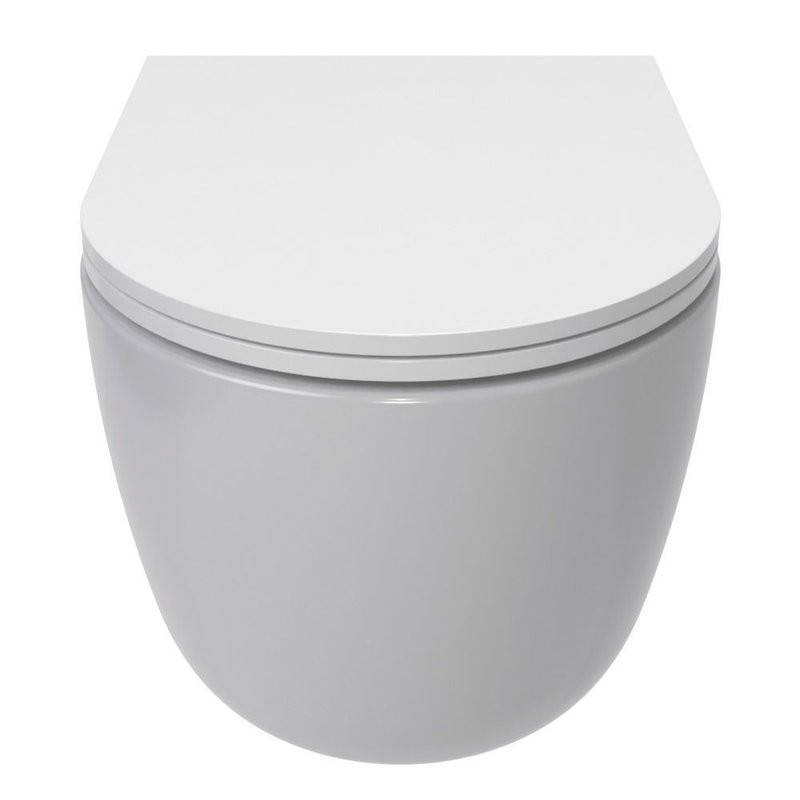 Унитаз подвесной AQUAme AQM2013PRO безободковый подвесной с сиденьем микролифт, технология смыва Tornado