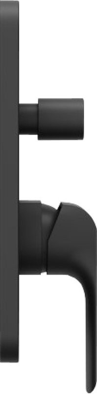 Встраиваемый смеситель для душа и ванны Ravak Flat X070179 черный матовый