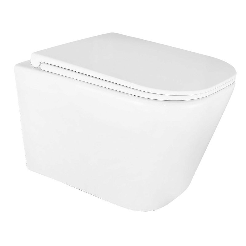 Унитаз подвесной AZARIO Esconda AZ-2805E безободковый, с микролифтом