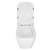 Унитаз подвесной AZARIO Esconda AZ-2805E безободковый, с микролифтом