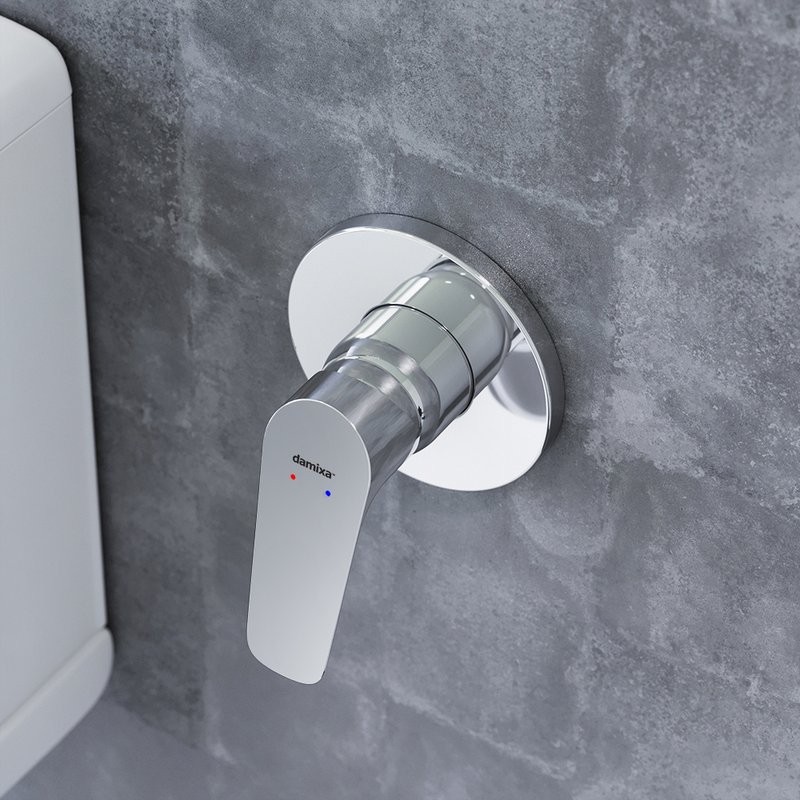 Встраиваемый смеситель для душа и ванны Damixa Jupiter 777500001 С ВНУТРЕННЕЙ ЧАСТЬЮ, хром