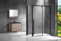 Душевой уголок Vincea Lugano VSR-1L1012CLB-1 120х100 см, профиль черный