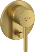 Встраиваемый смеситель для душа и ванны Kludi Bozz 38716N076 брашированное золото