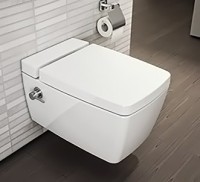 Унитаз подвесной VitrA Metropole 7672B003-1687 с функцией биде, микролифтом и встроенным смесителем