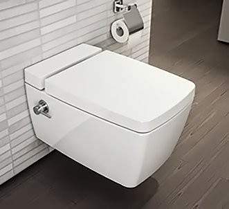 Унитаз подвесной VitrA Metropole 7672B003-1687 с функцией биде, микролифтом и встроенным смесителем
