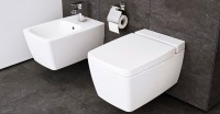 Унитаз подвесной VitrA Metropole 7672B003-1687 с функцией биде, микролифтом и встроенным смесителем