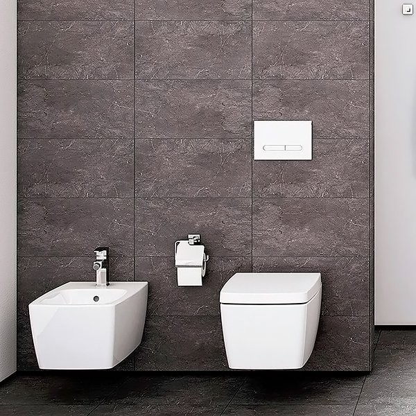 Унитаз подвесной VitrA Metropole 7672B003-1687 с функцией биде, микролифтом и встроенным смесителем