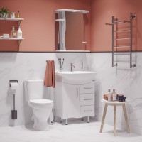 Унитаз-компакт напольный Sanita Формат стандарт глянцевый белый Унитаз-компакт напольный Sanita Формат стандарт глянцевый белый