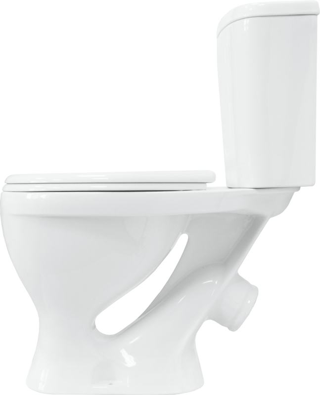 Унитаз-компакт напольный Sanita Формат стандарт глянцевый белый