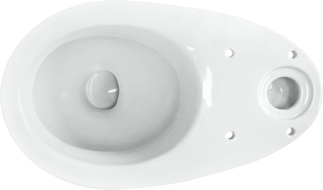 Унитаз-компакт напольный Sanita Формат стандарт глянцевый белый