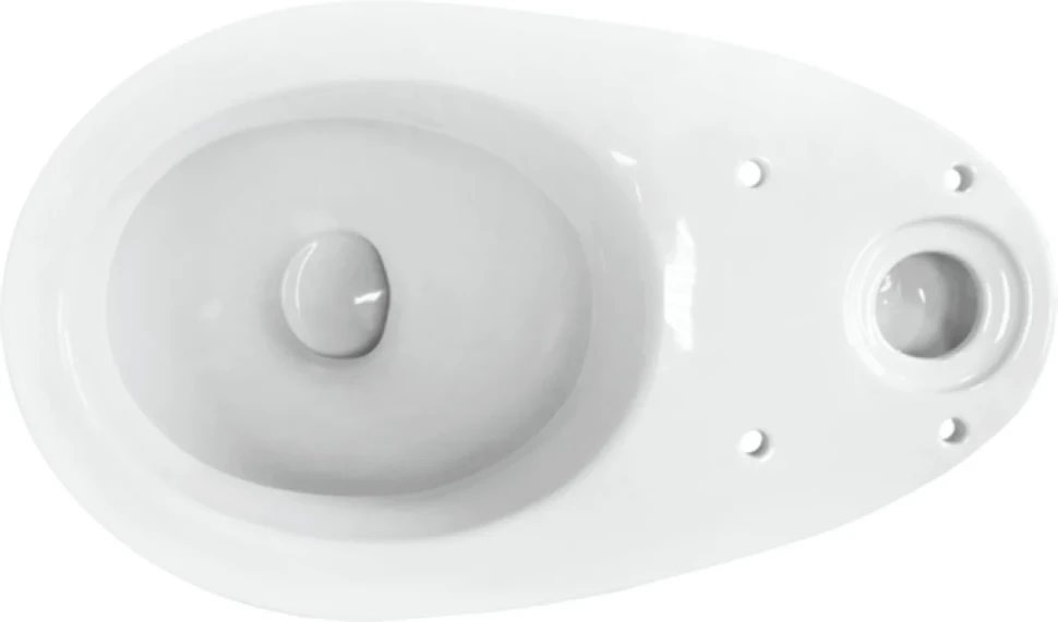 Унитаз-компакт напольный Sanita Формат стандарт глянцевый белый