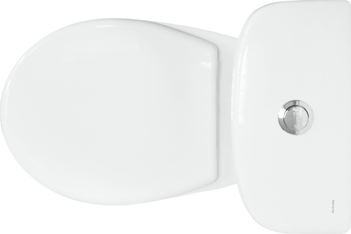 Унитаз-компакт напольный Sanita Формат стандарт глянцевый белый