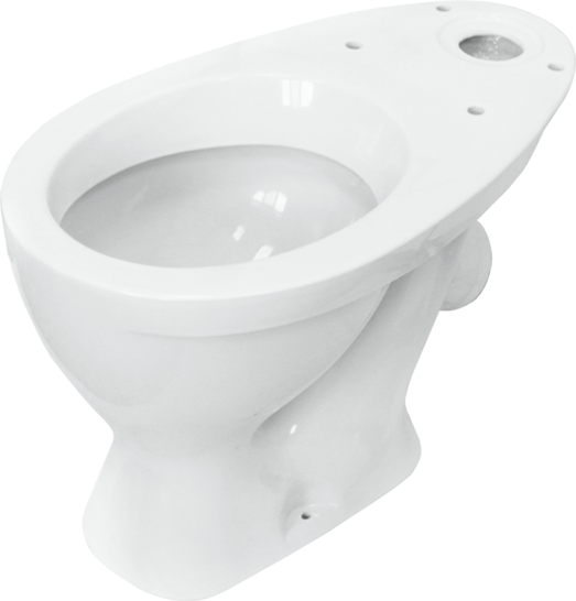 Унитаз-компакт напольный Sanita Формат стандарт глянцевый белый