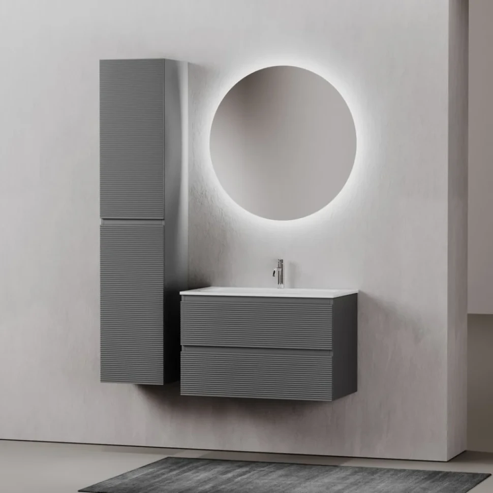 Мебель для ванной комнаты Sancos Folk 80 grey soft