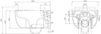 Унитаз подвесной Berges Ego 082111