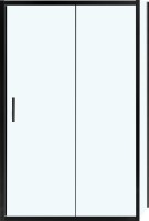 Душевой уголок Vincea Garda VSR-1G8014CLB 140x80 см, профиль чёрный, стекло прозрачное