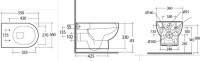 Унитаз подвесной KERAMA MARAZZI Buongiorno BG.Pro.wc.02 безободковый, с микролифтом