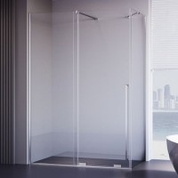 Душевой уголок Veconi Premium Trento PTC-SP-50CH 150х100 см, профиль хром, стекло прозрачное