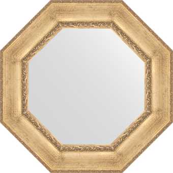 Зеркало Evoform Octagon BY 3671 73х73 см, состаренное серебро с орнаментом