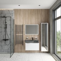 Полотенцесушитель электрический EWRIKA Медея S 120/40 с диммером, графит