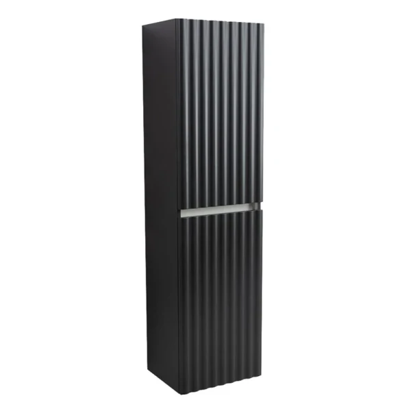 Шкаф-пенал для ванной Art&Max Elegant 150 матовый серый