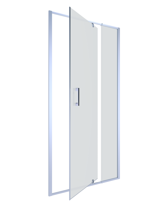 Душевая дверь в нишу Alex Baitler AB78С100 100 см, профиль сатин, стекло матовое
