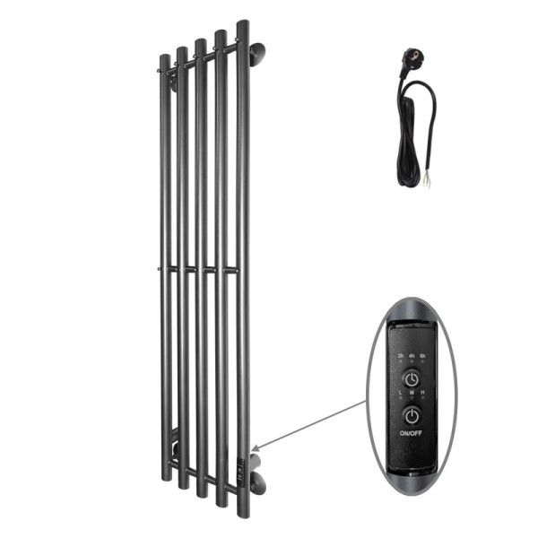 Полотенцесушитель электрический Altasan Арго 120х27 графит