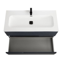 Мебель для ванной комнаты Cezares Duet 100 grafito, раковина Cezares CZR-8073-100