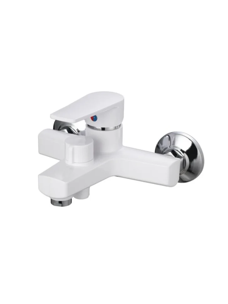 Смеситель для ванны с душем РМС PL6 PL6-009E белый