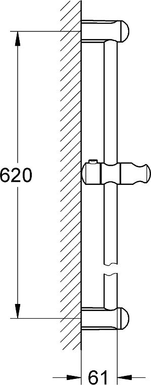Душевая штанга Grohe Tempesta New 27523000