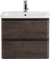 Мебель для ванной комнаты BelBagno Albano-Cer 60 подвесная, robere nature grigio