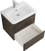 Мебель для ванной комнаты BelBagno Albano-Cer 60 подвесная, robere nature grigio