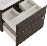 Мебель для ванной комнаты BelBagno Albano-Cer 60 подвесная, robere nature grigio