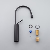 Смеситель для раковины Bronze de Luxe Scandi 9015B черный