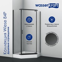 Душевой уголок Wasserkraft Wiese 84P 38 100х100 см