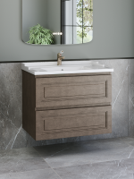 Тумба с раковиной Caprigo Wales 80 шоколадный орех