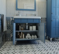 Мебель для ванной комнаты Caprigo Borgo 80 бриллиантово-синий