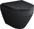Унитаз подвесной AM.PM Spirit V2.0 FlashClean с микролифтом, черный матовый