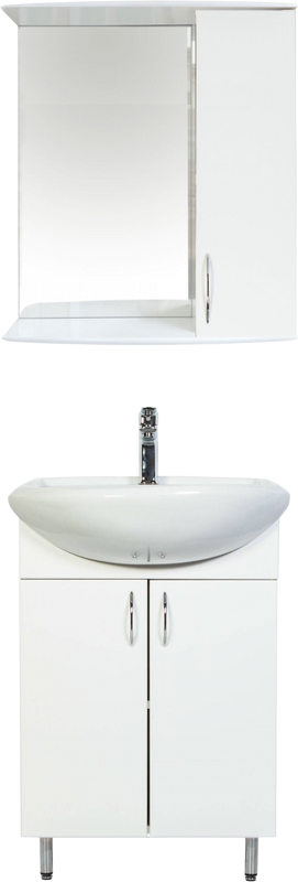 Мебель для ванной комнаты Orange Samara 50 белый глянец