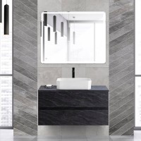 Мебель для ванной комнаты Cezares Molveno 46 100 antracite, со столешницей