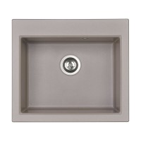 Мойка кухонная AQUATON Линеа 58, серый шелк